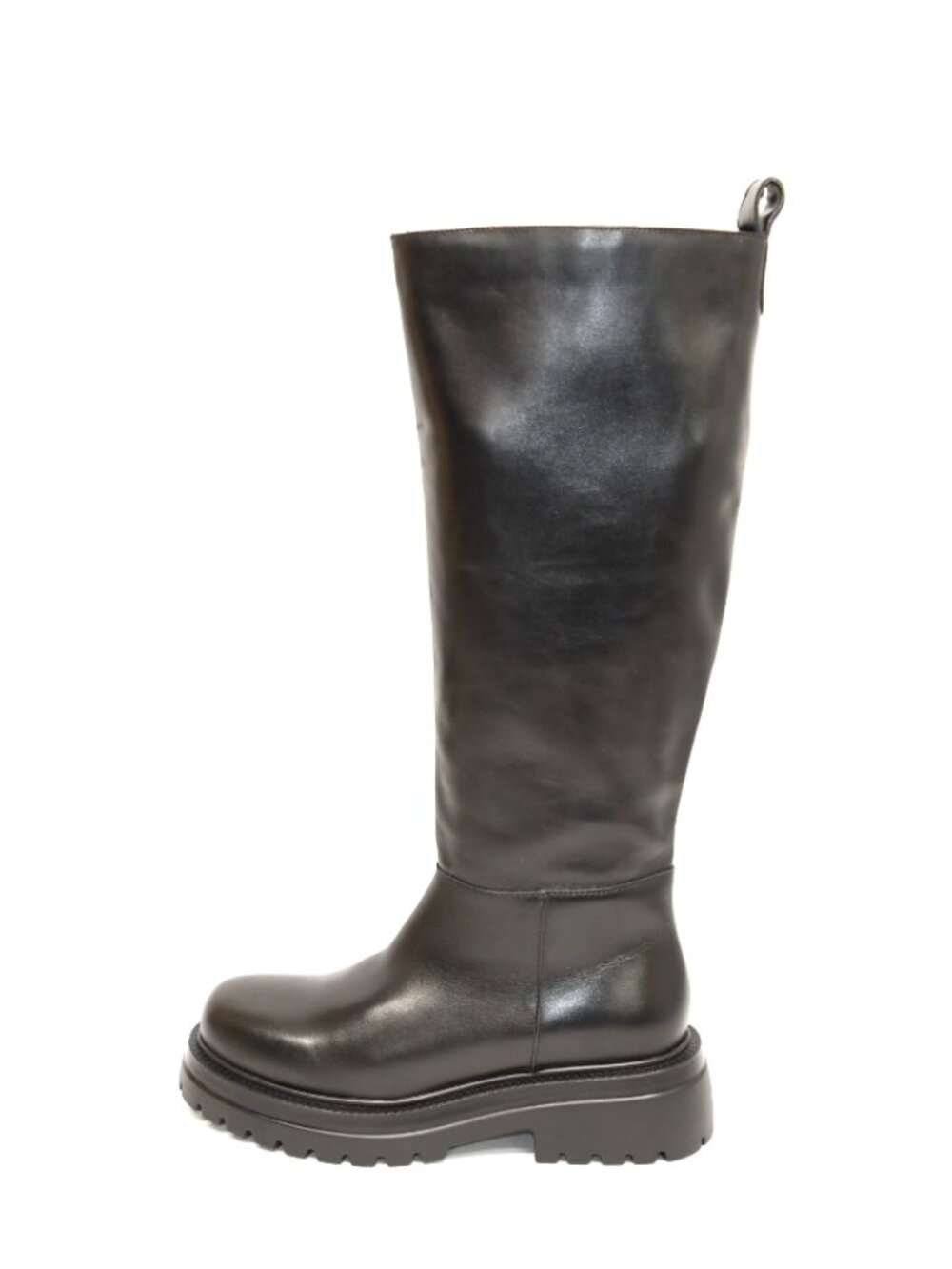 New! La Canadienne WEST LEATHER Knee High Boot Black 9.5 M DD545 39 EU